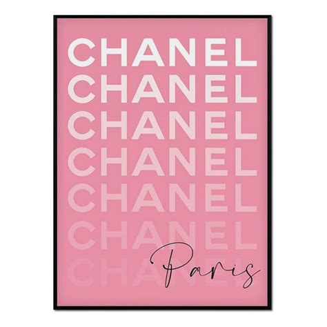 cadre chanel rose